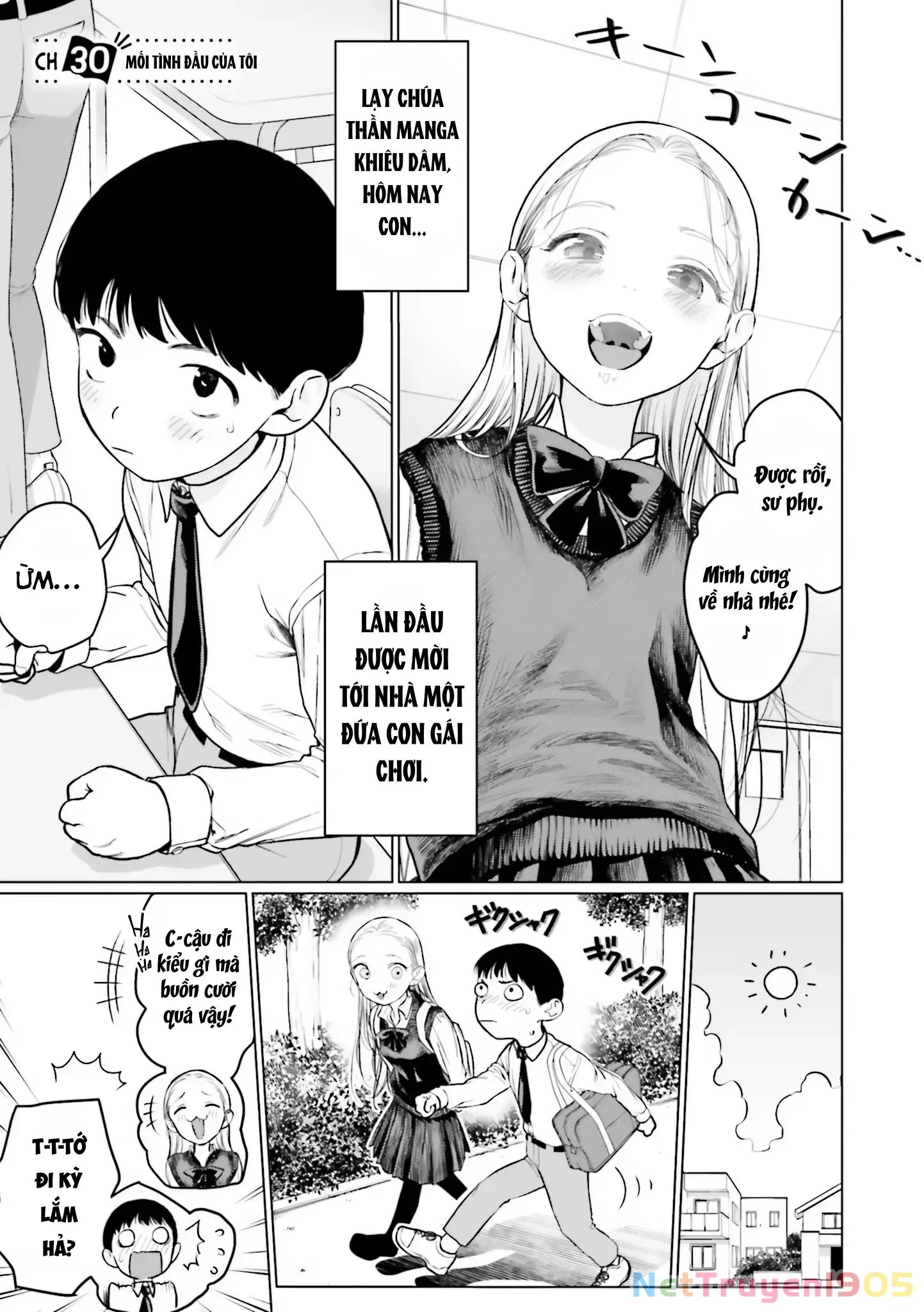 Bé sơ trung Sasha và thằng bạn Otaku cùng lớp: Chapter 30