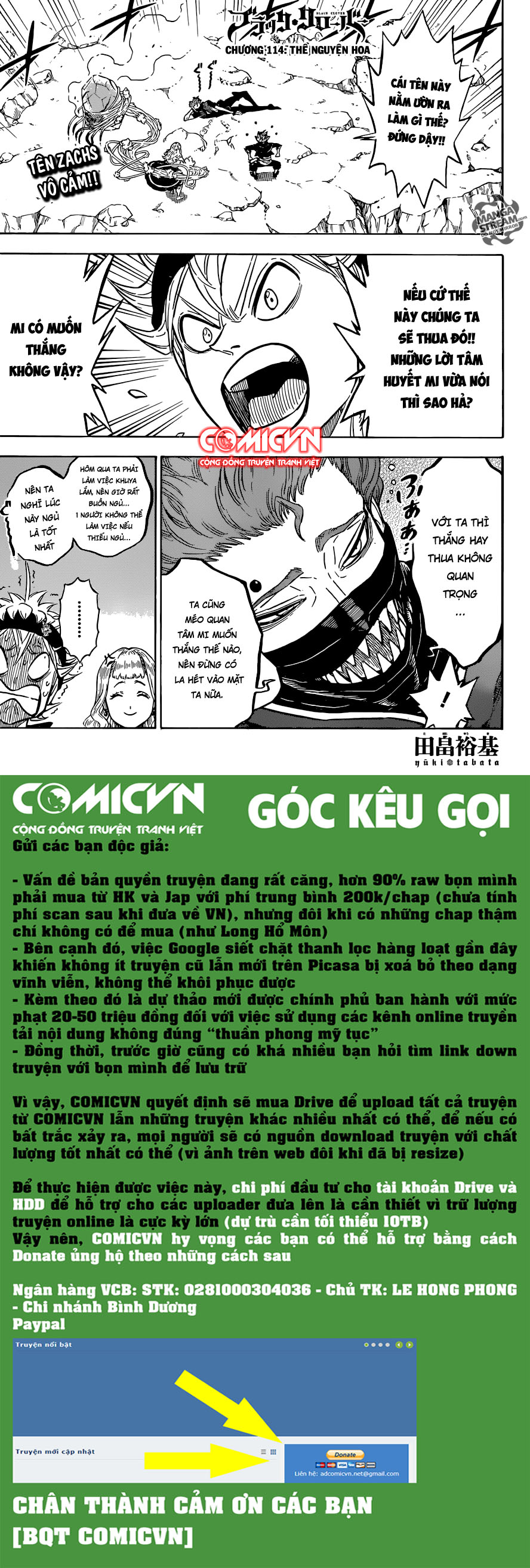 Black Clover - Thế Giới Phép Thuật: Chapter 114