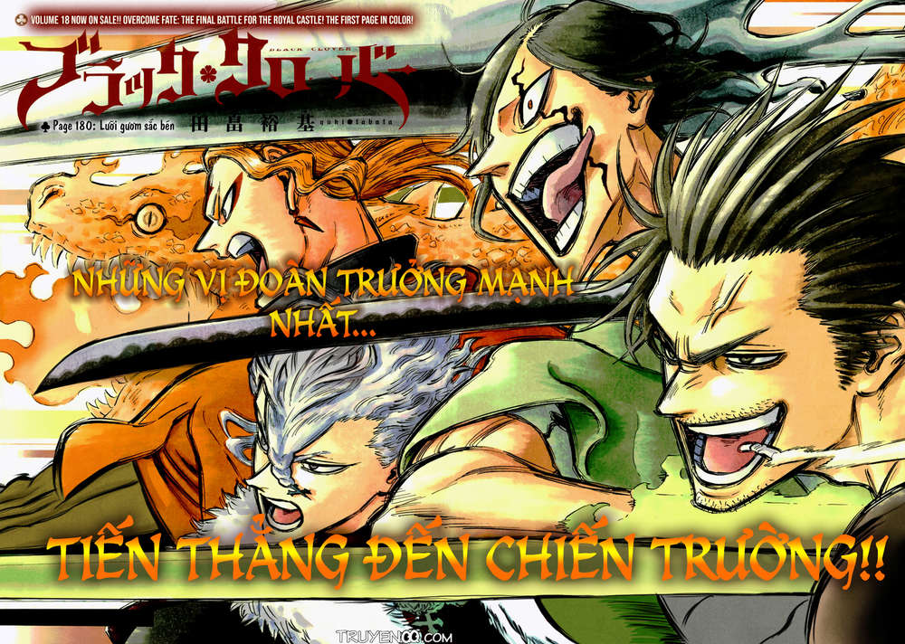 Black Clover - Thế Giới Phép Thuật: Chapter 180