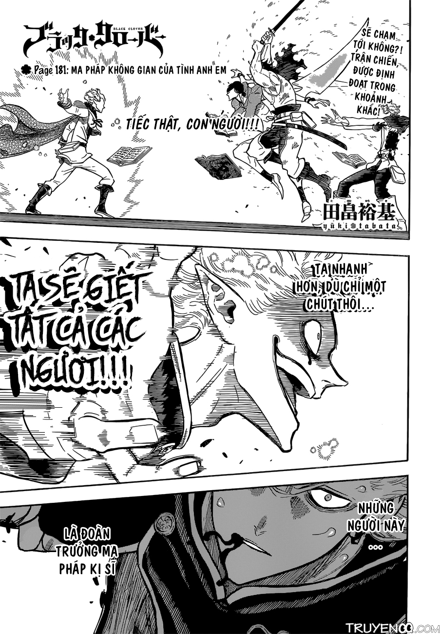 Black Clover - Thế Giới Phép Thuật: Chapter 181