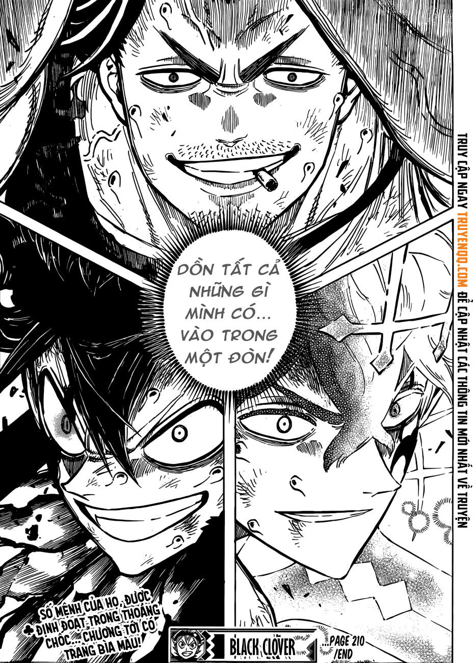 Black Clover - Thế Giới Phép Thuật: Chapter 210