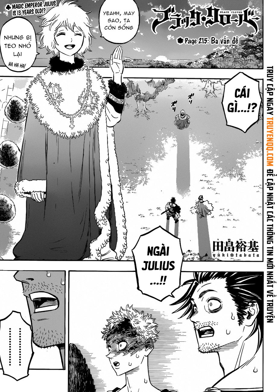 Black Clover - Thế Giới Phép Thuật: Chapter 215