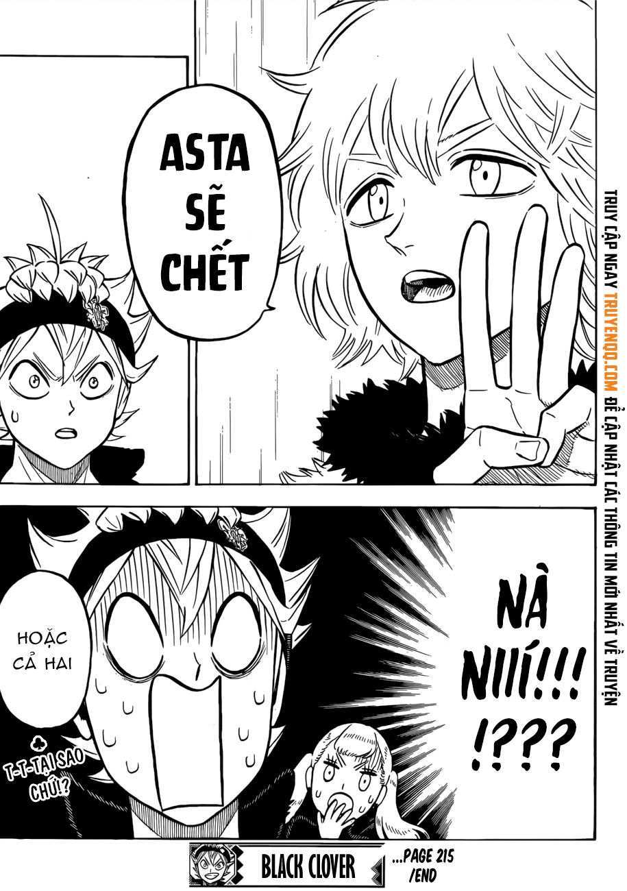 Black Clover - Thế Giới Phép Thuật: Chapter 215