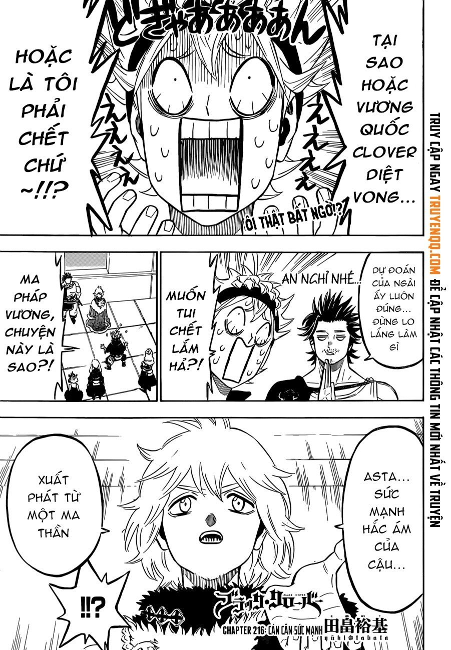 Black Clover - Thế Giới Phép Thuật: Chapter 216