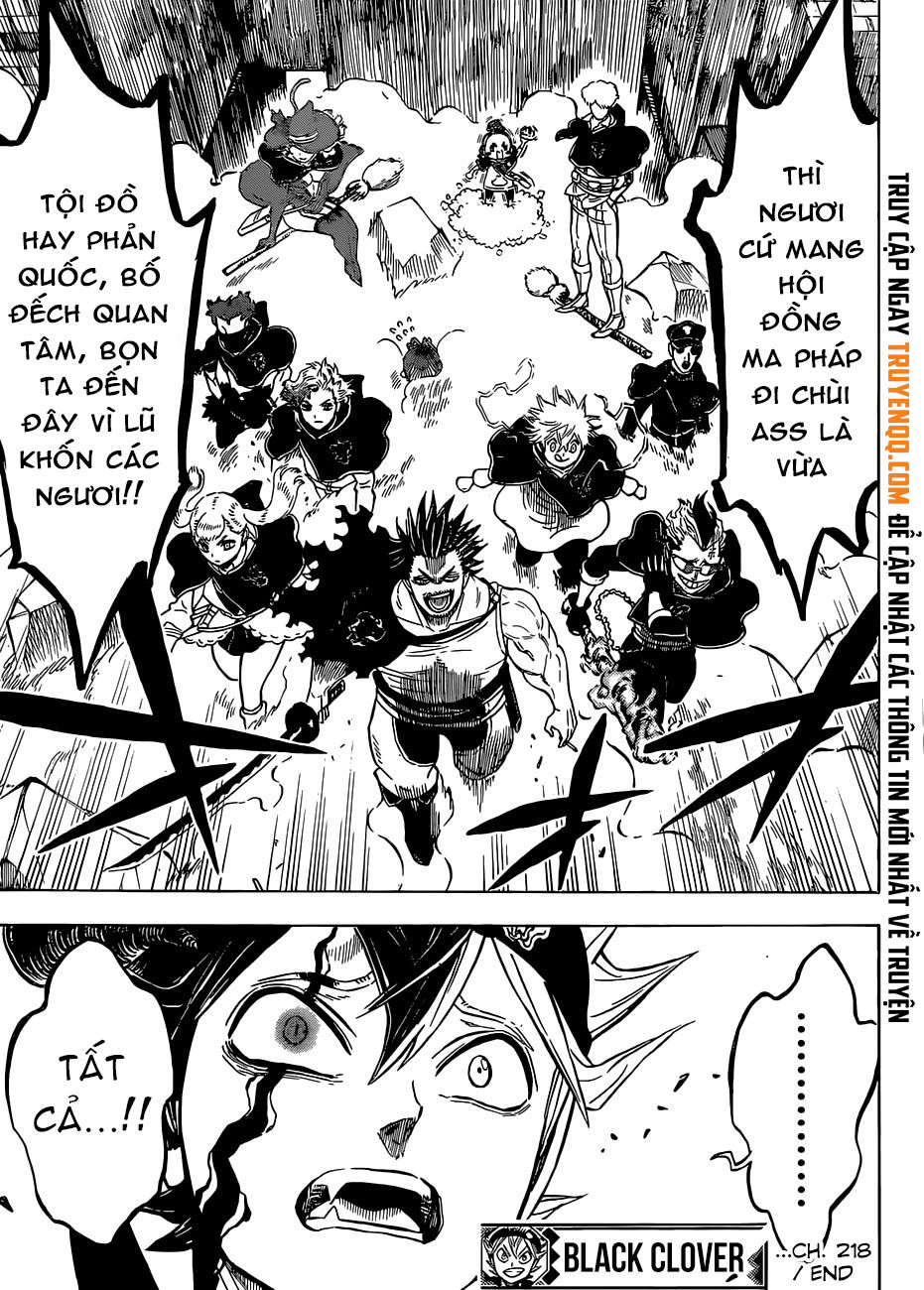 Black Clover - Thế Giới Phép Thuật: Chapter 218