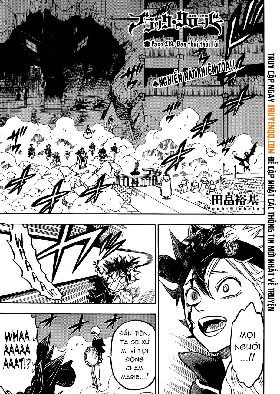 Black Clover - Thế Giới Phép Thuật: Chapter 219