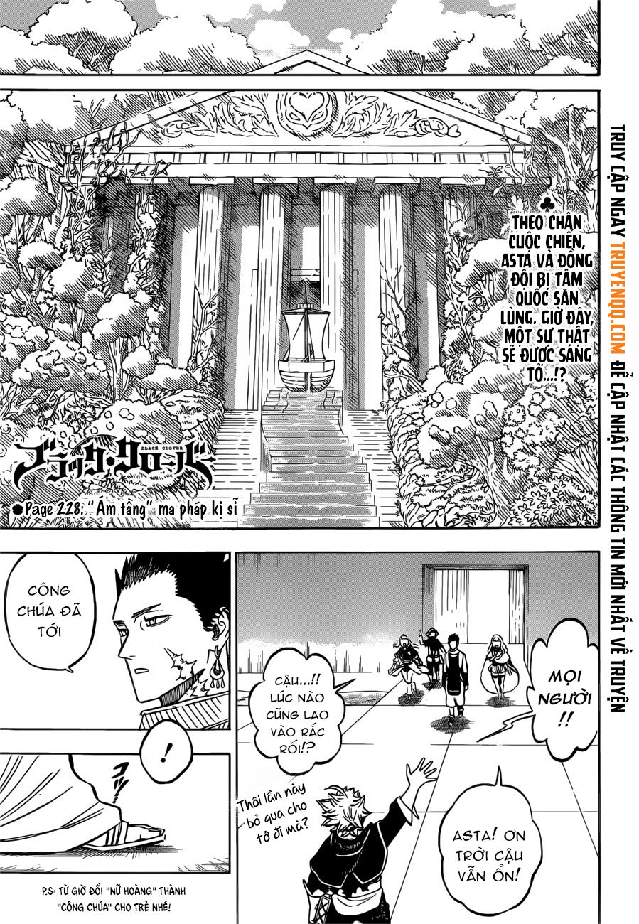 Black Clover - Thế Giới Phép Thuật: Chapter 228