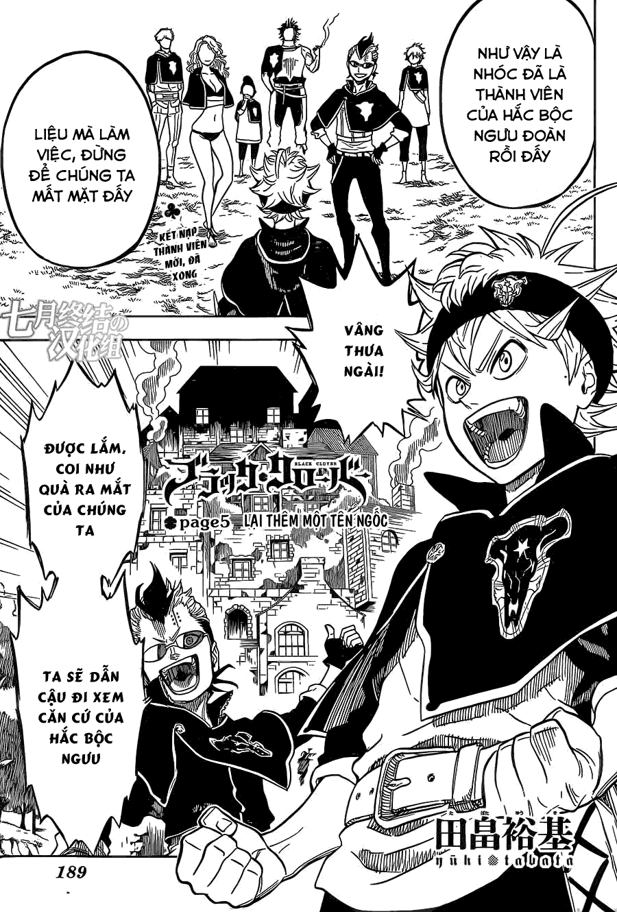 Black Clover - Thế Giới Phép Thuật: Chapter 5