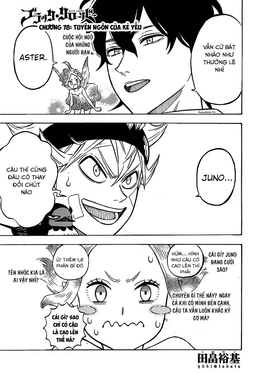 Black Clover - Thế Giới Phép Thuật: Chapter 78