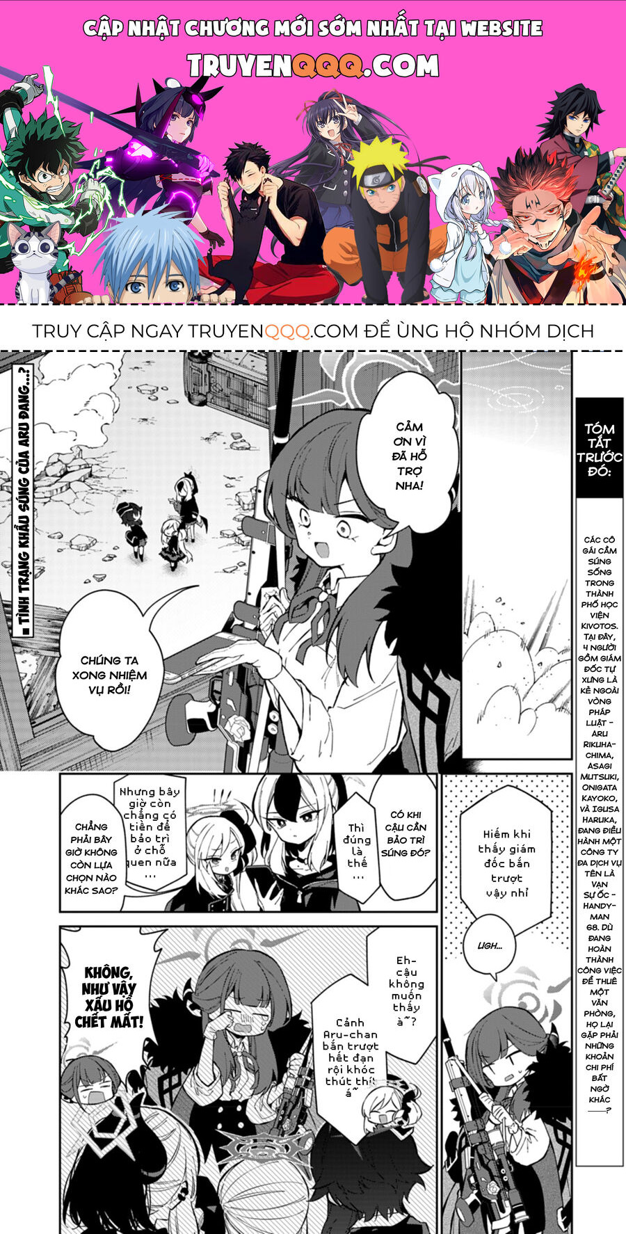 Blue Archive: Nhật Kí Nghiệp Vụ Của Handyman 68: Chapter 19