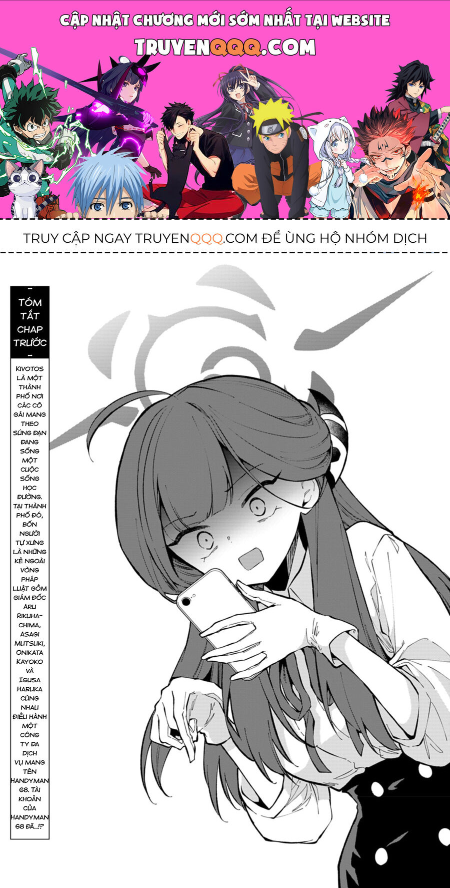 Blue Archive: Nhật Kí Nghiệp Vụ Của Handyman 68: Chapter 20