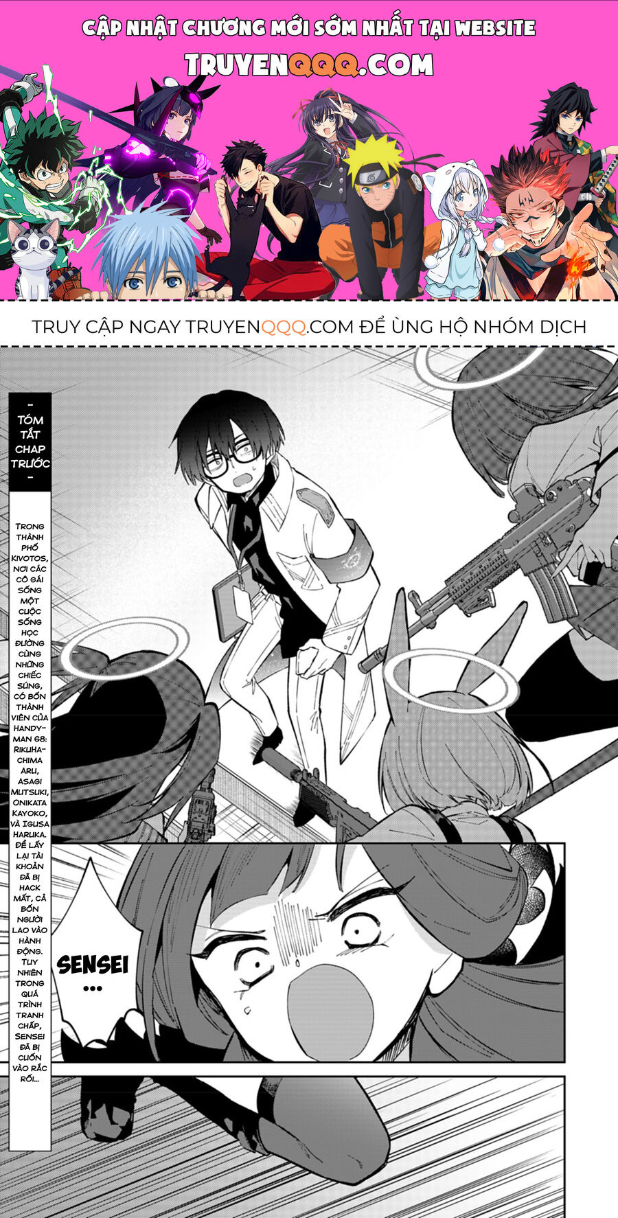 Blue Archive: Nhật Kí Nghiệp Vụ Của Handyman 68: Chapter 21