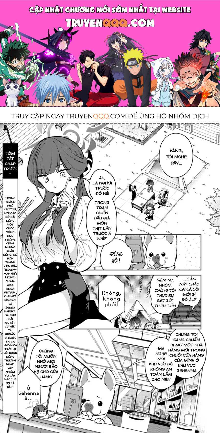 Blue Archive: Nhật Kí Nghiệp Vụ Của Handyman 68: Chapter 24