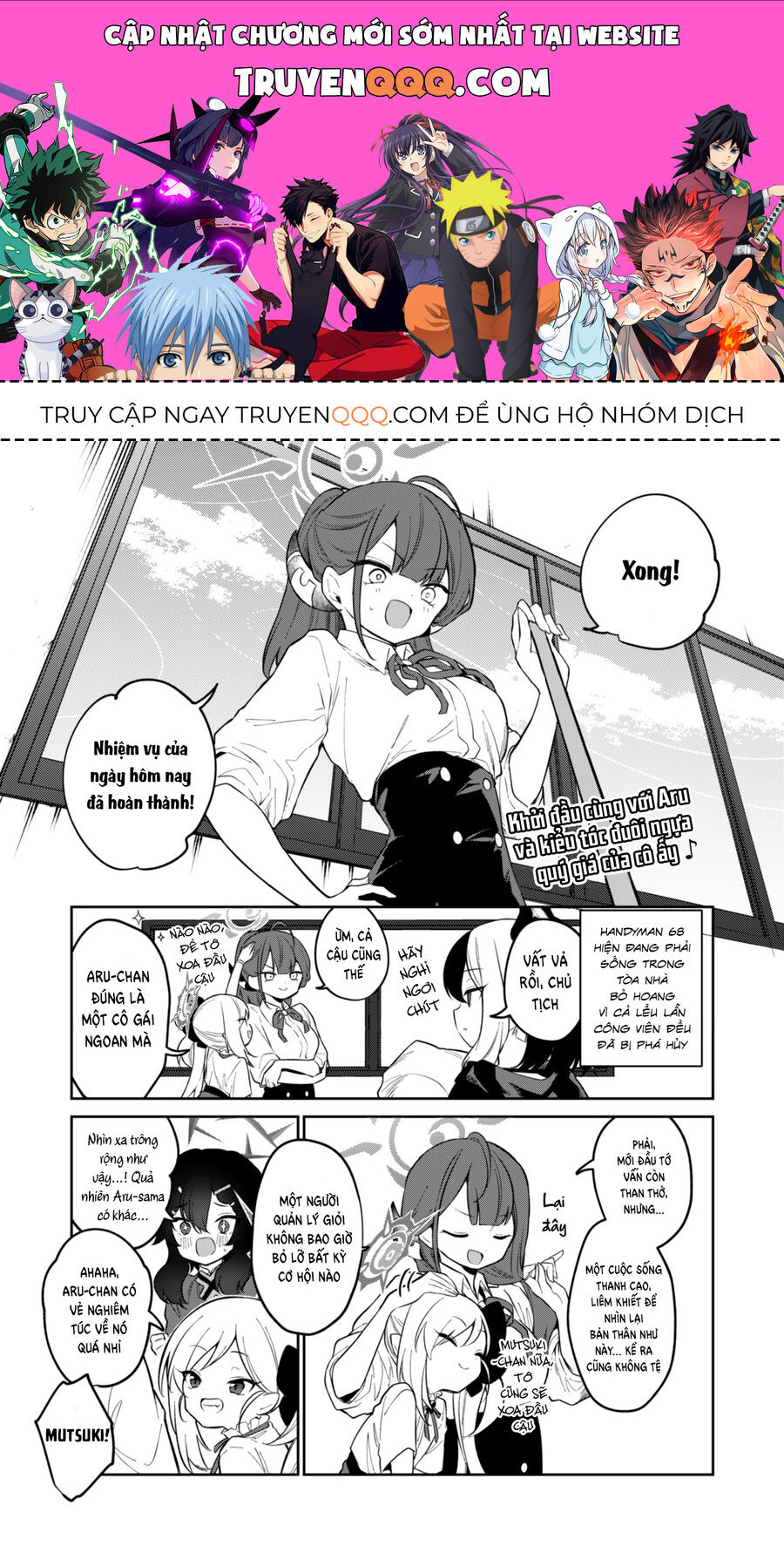 Blue Archive: Nhật Kí Nghiệp Vụ Của Handyman 68: Chapter 4