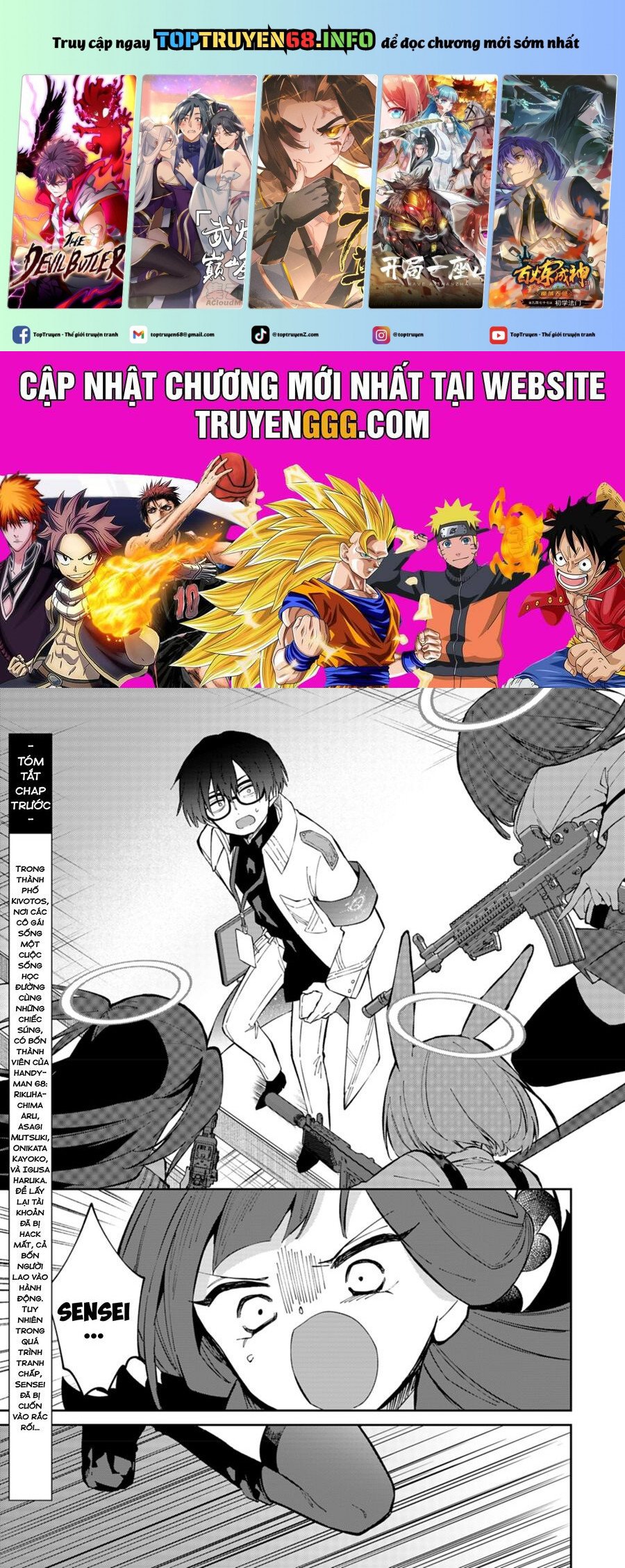 Blue Archive: Nhật Kí Nghiệp Vụ Của Handyman68: Chapter 21