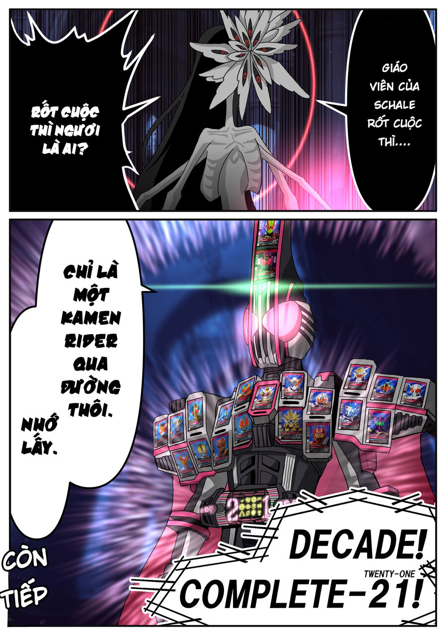 Blue Archive X Kamen Rider Decade - Câu Chuyện Về Thầy Giáo Schale Kadoya Tsukasa: Chapter 12