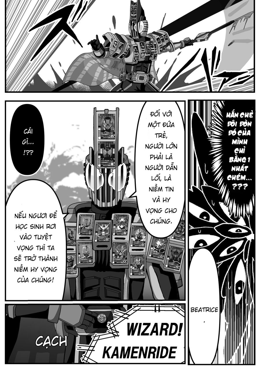 Blue Archive X Kamen Rider Decade - Câu Chuyện Về Thầy Giáo Schale Kadoya Tsukasa: Chapter 13