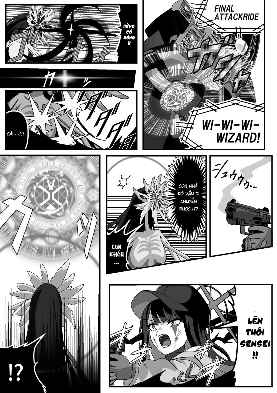 Blue Archive X Kamen Rider Decade - Câu Chuyện Về Thầy Giáo Schale Kadoya Tsukasa: Chapter 13