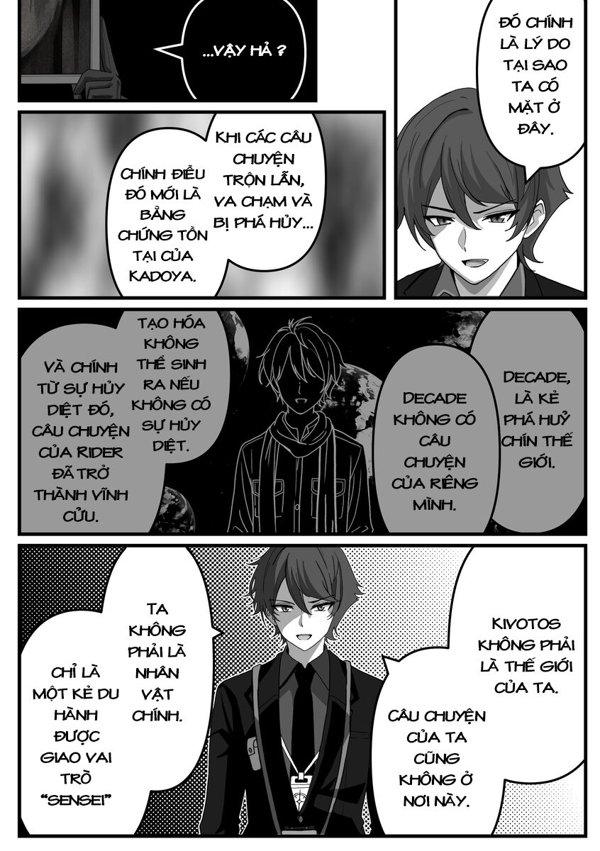 Blue Archive X Kamen Rider Decade - Câu Chuyện Về Thầy Giáo Schale Kadoya Tsukasa: Chapter 32