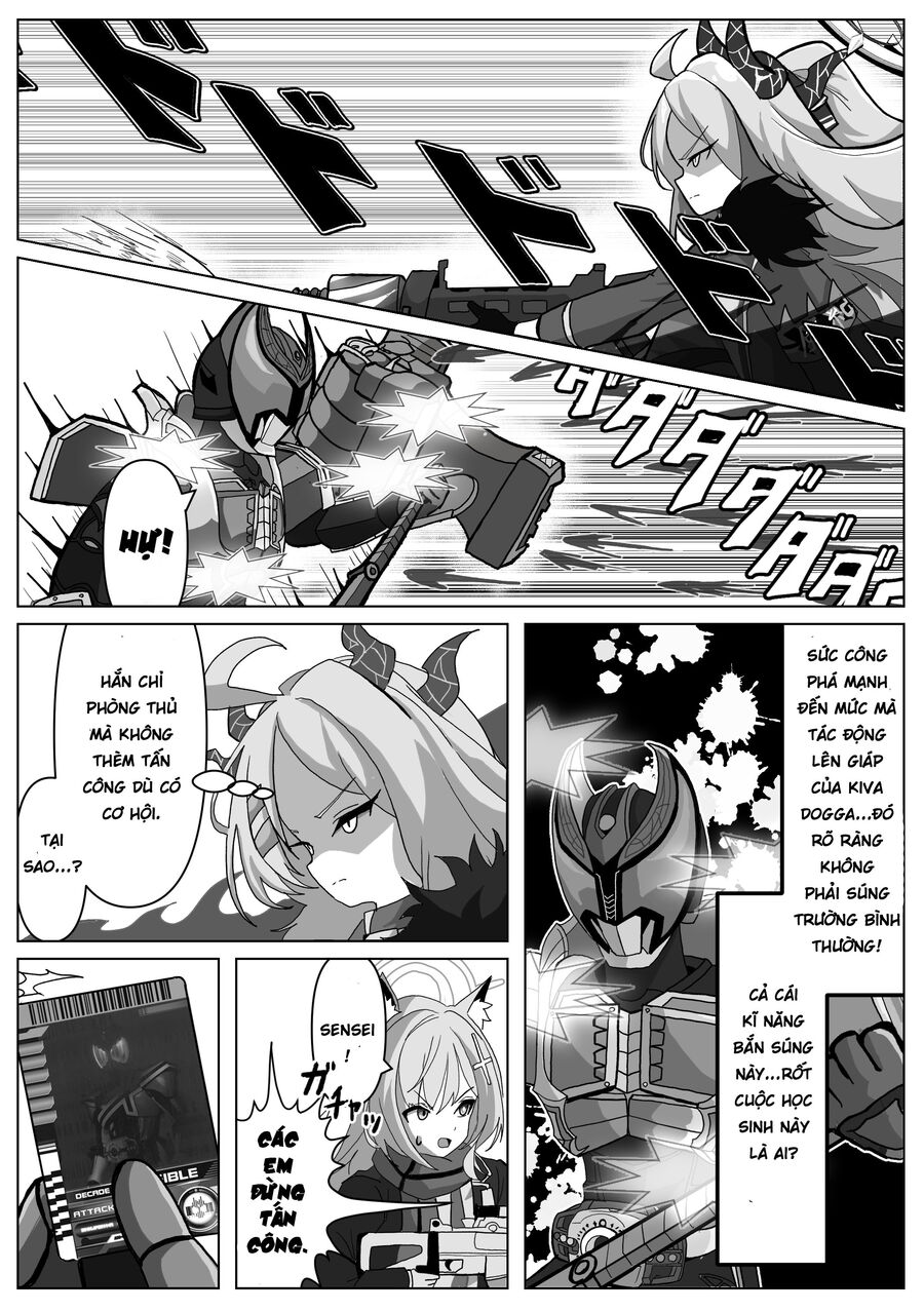 Blue Archive X Kamen Rider Decade - Câu Chuyện Về Thầy Giáo Schale Kadoya Tsukasa: Chapter 4