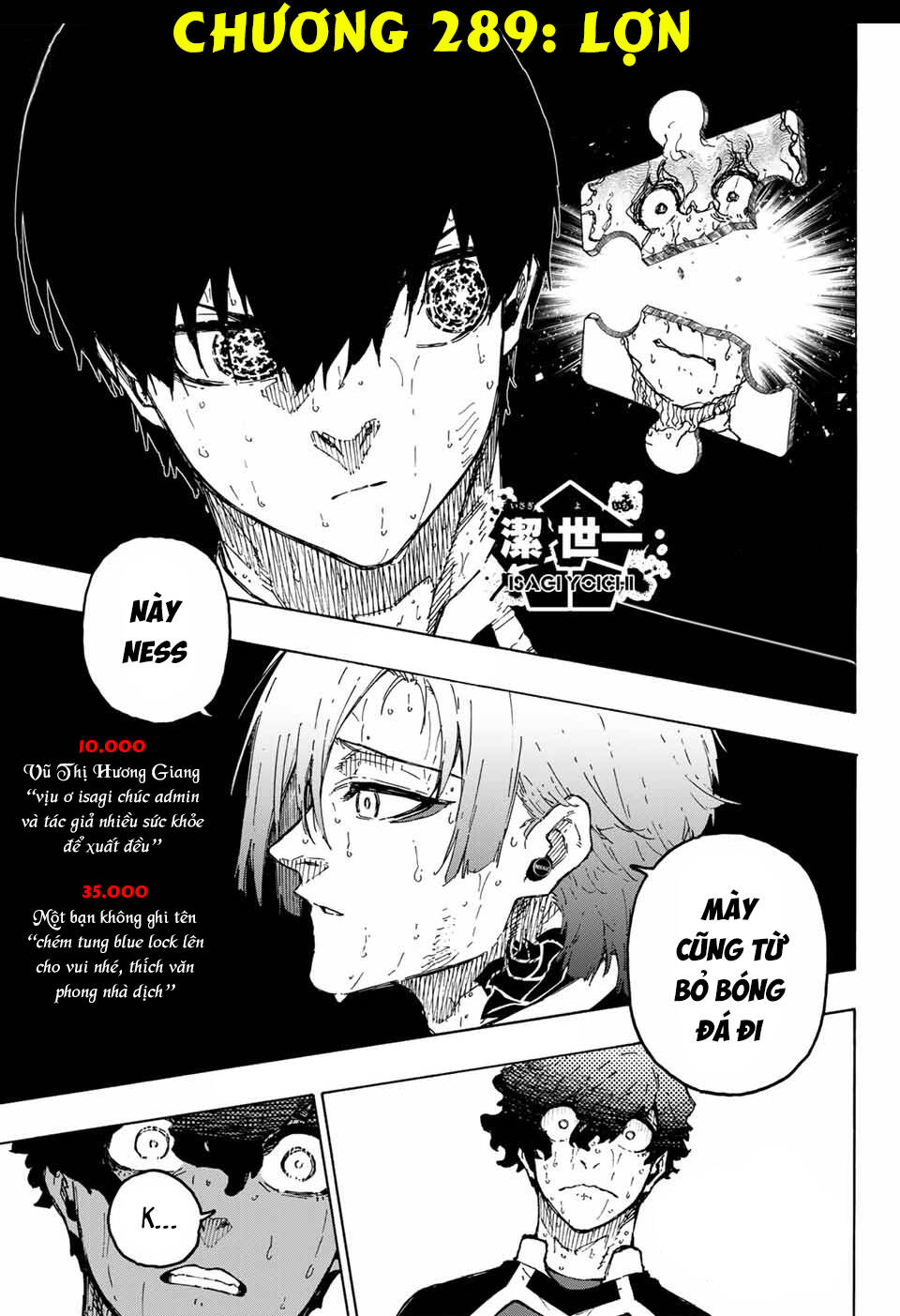 Blue Lock: Chapter 289
