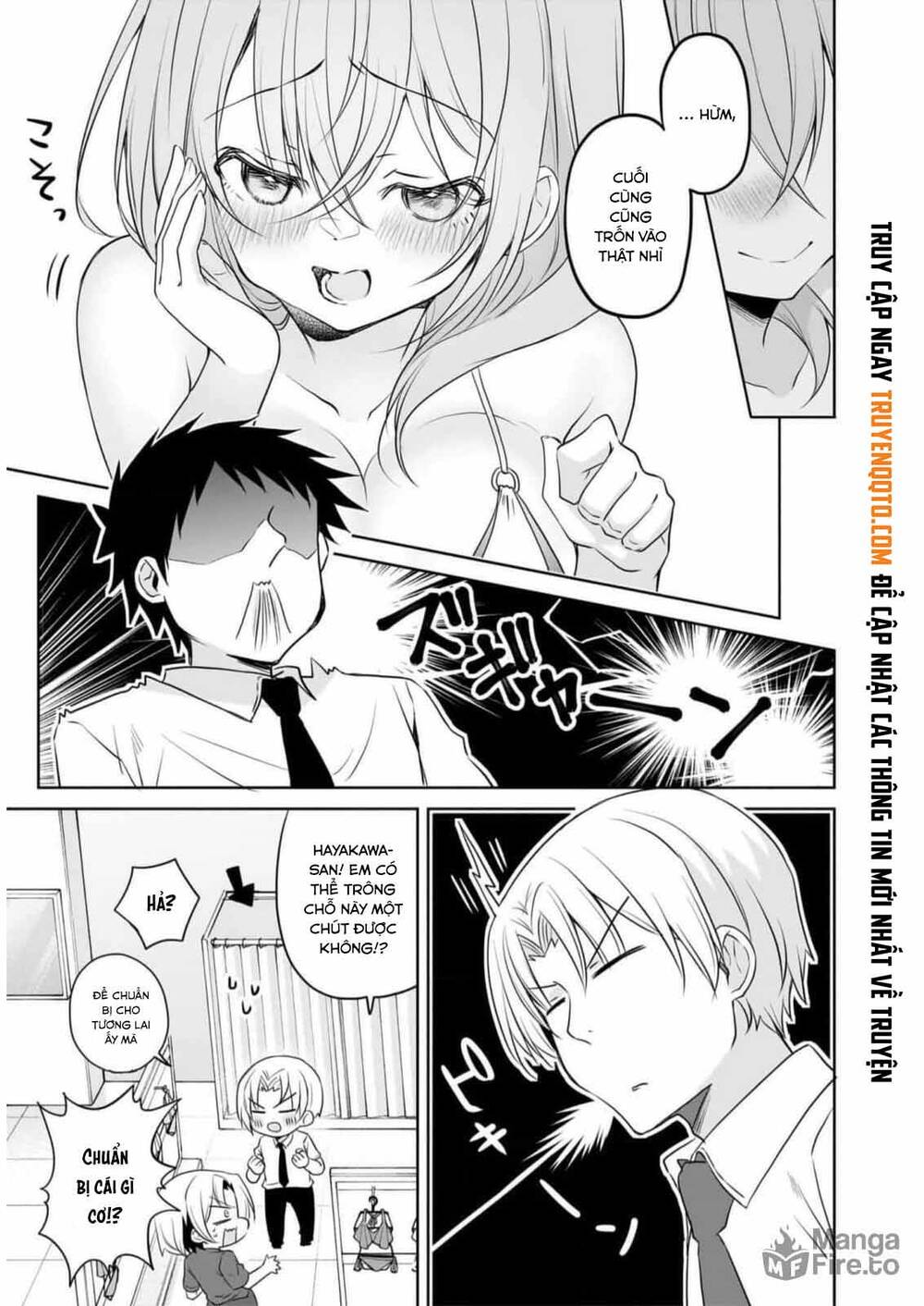 Câu Chuyện Về Tiền Bối Nhỏ Nhắn Ở Chỗ Làm Của Tôi: Chapter 76.1