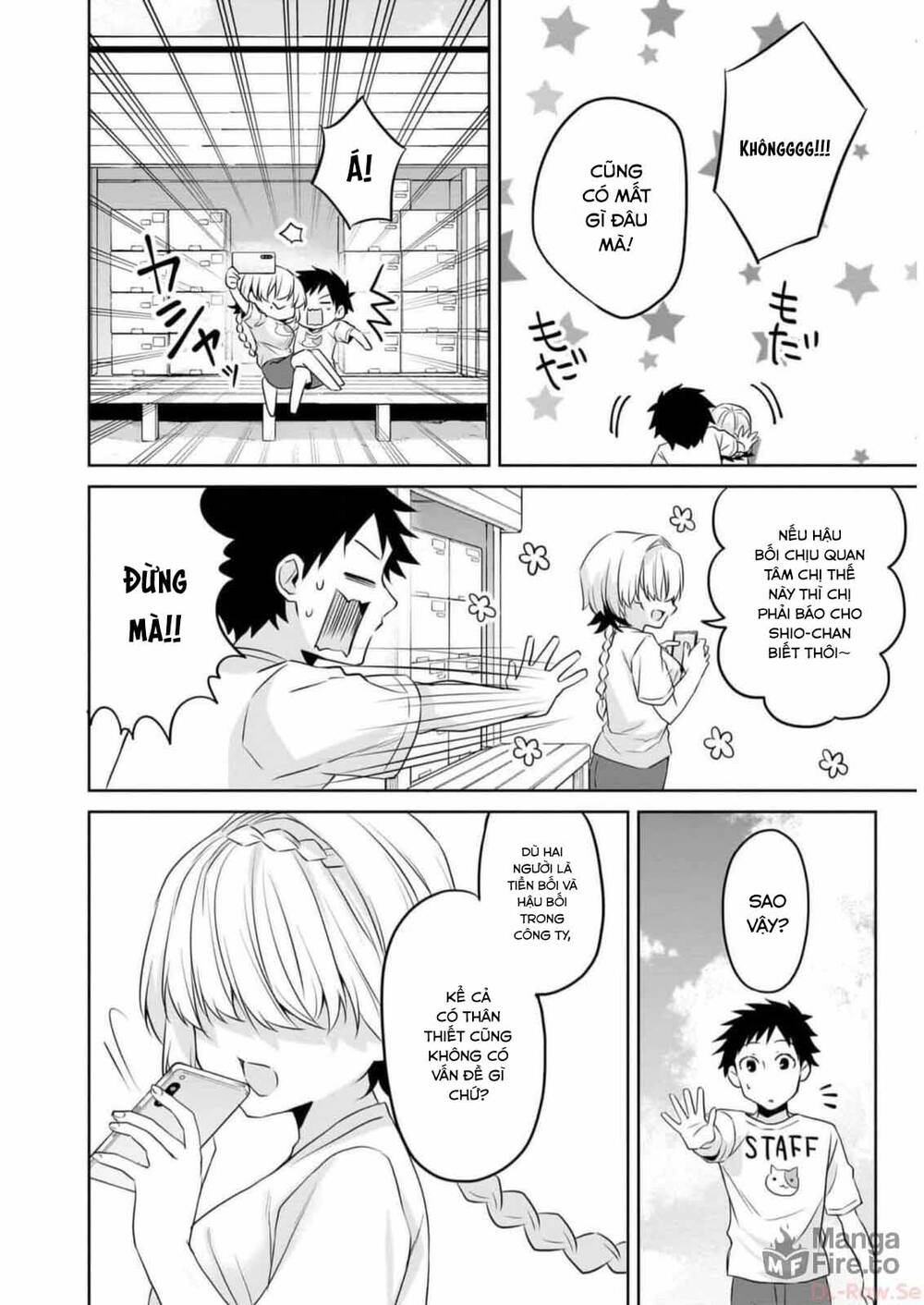 Câu Chuyện Về Tiền Bối Nhỏ Nhắn Ở Chỗ Làm Của Tôi: Chapter 77