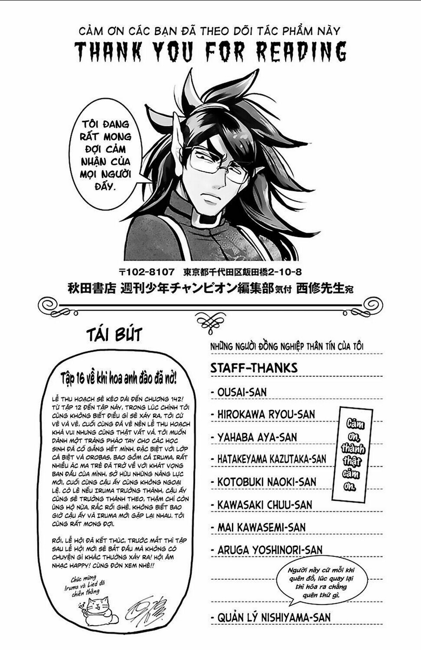 Chào Mừng Cậu Đến Trường Iruma-Kun: Chapter 142.5