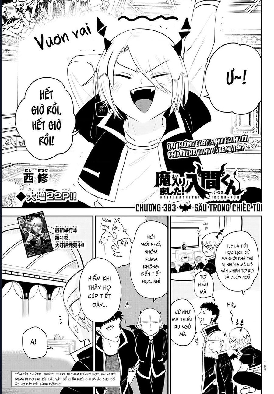 Chào Mừng Cậu Đến Trường Iruma-Kun: Chapter 383