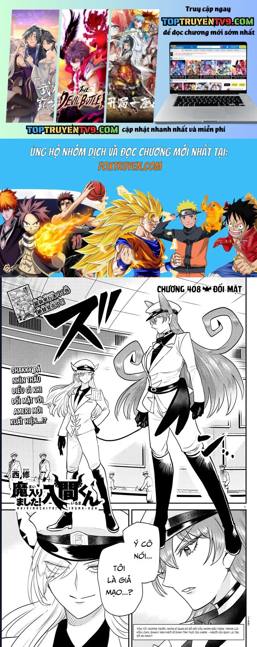 Chào Mừng Cậu Đến Trường Iruma-Kun: Chapter 408