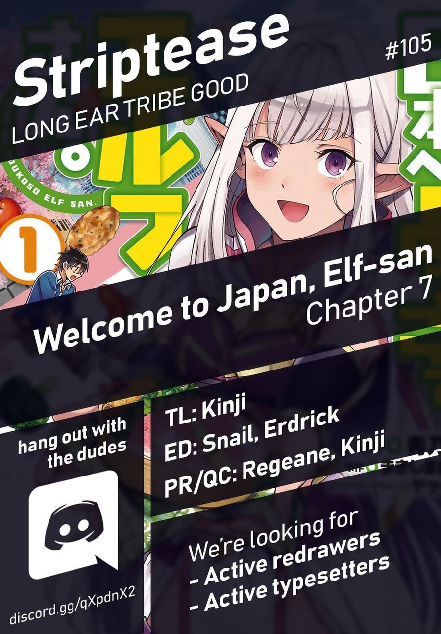 Chào Mừng Đến Với Nhật Bản, Elf San!: Chapter 7