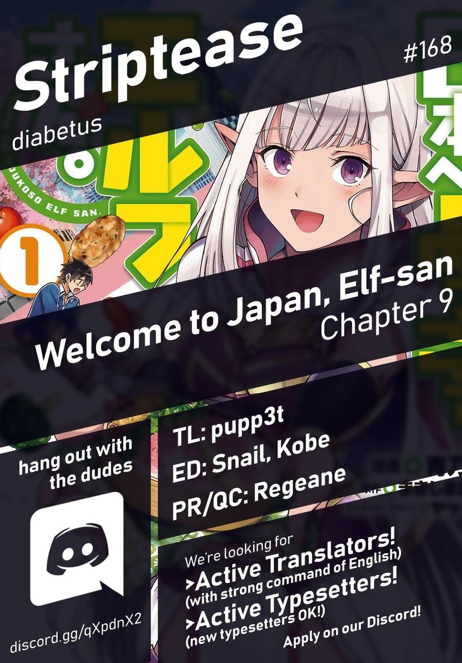 Chào Mừng Đến Với Nhật Bản, Elf San!: Chapter 9