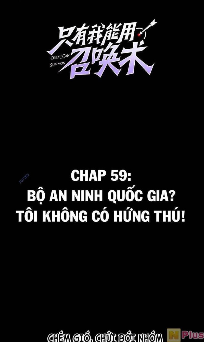 Chỉ Có Ta Có Thể Sử Dụng Triệu Hoán Thuật: Chapter 59