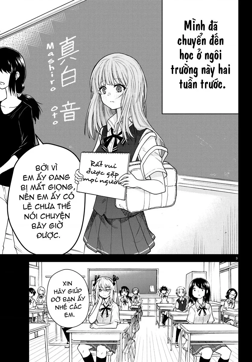 Cô bạn bị mất đi giọng nói luôn nghĩ rằng "Cậu ấy dịu dàng thật đấy": Chapter 1