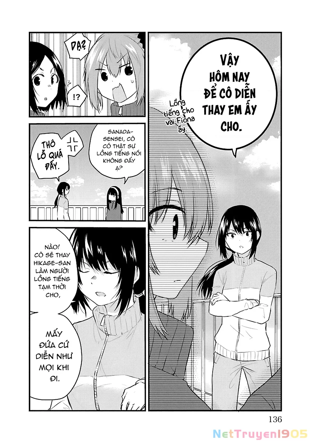 Cô bạn bị mất đi giọng nói luôn nghĩ rằng "Cậu ấy dịu dàng thật đấy": Chapter 54.4