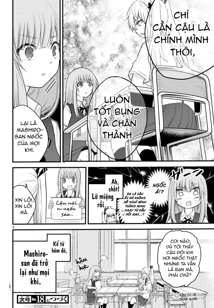 Cô bạn bị mất đi giọng nói luôn nghĩ rằng "Cậu ấy dịu dàng thật đấy": Chapter 8