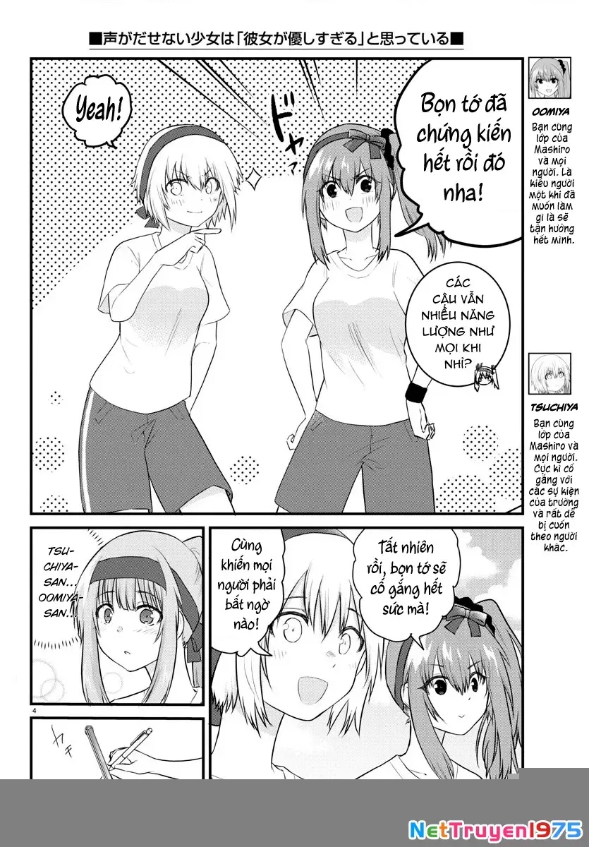 Cô Bạn Bị Mất Đi Giọng Nói Luôn Nghĩ Rằng: Chapter 34