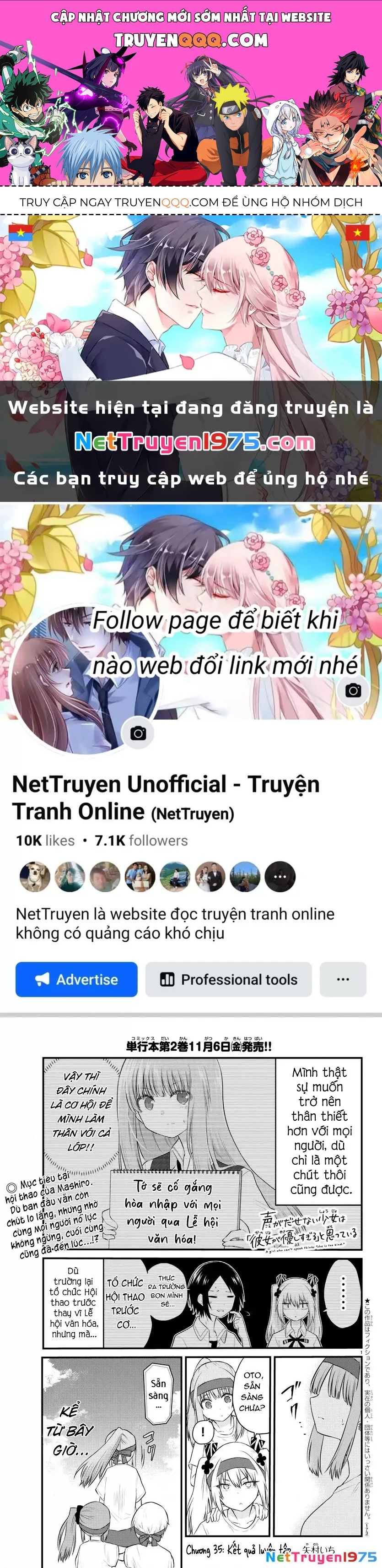 Cô Bạn Bị Mất Đi Giọng Nói Luôn Nghĩ Rằng: Chapter 35