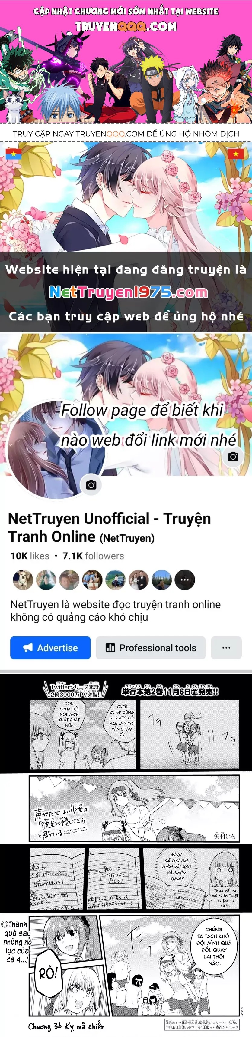 Cô Bạn Bị Mất Đi Giọng Nói Luôn Nghĩ Rằng: Chapter 36