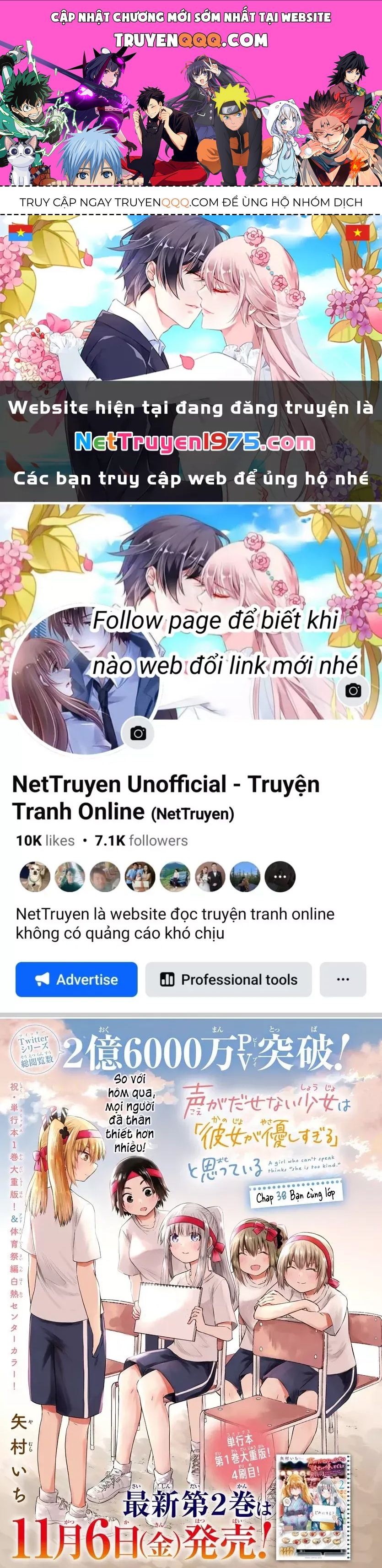 Cô Bạn Bị Mất Đi Giọng Nói Luôn Nghĩ Rằng: Chapter 38