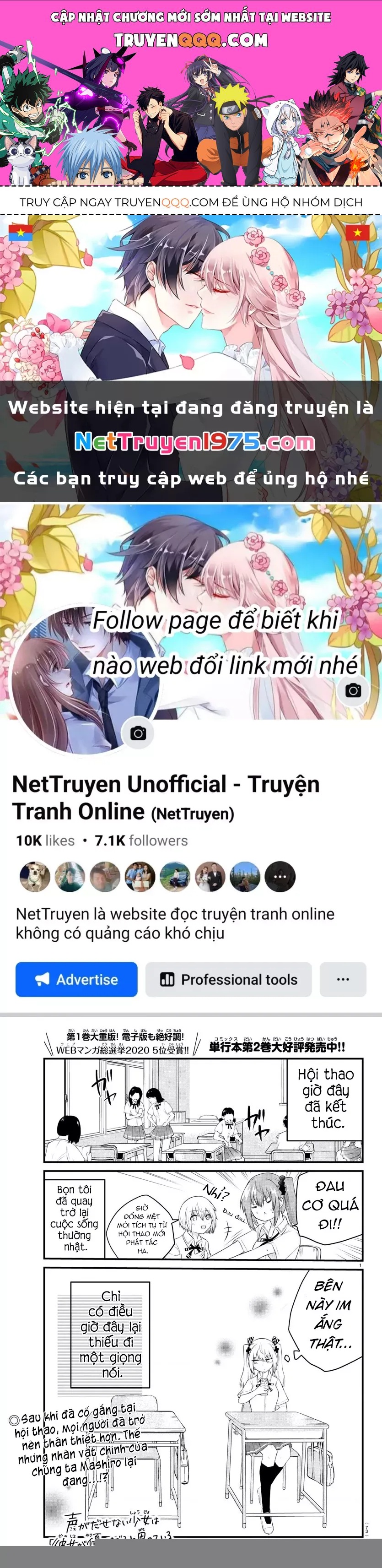 Cô Bạn Bị Mất Đi Giọng Nói Luôn Nghĩ Rằng: Chapter 40