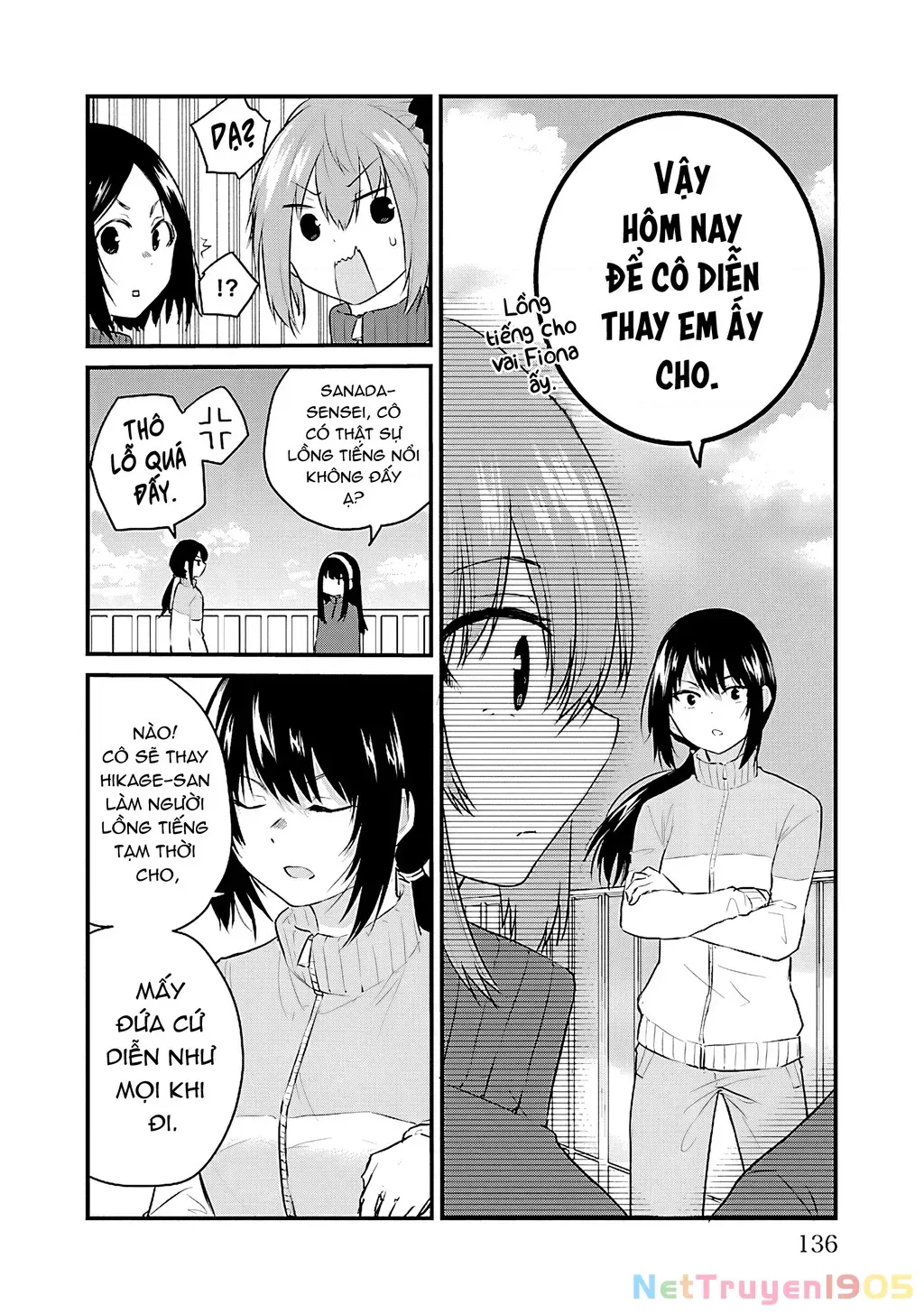Cô Bạn Bị Mất Đi Giọng Nói Luôn Nghĩ Rằng: Chapter 54.4