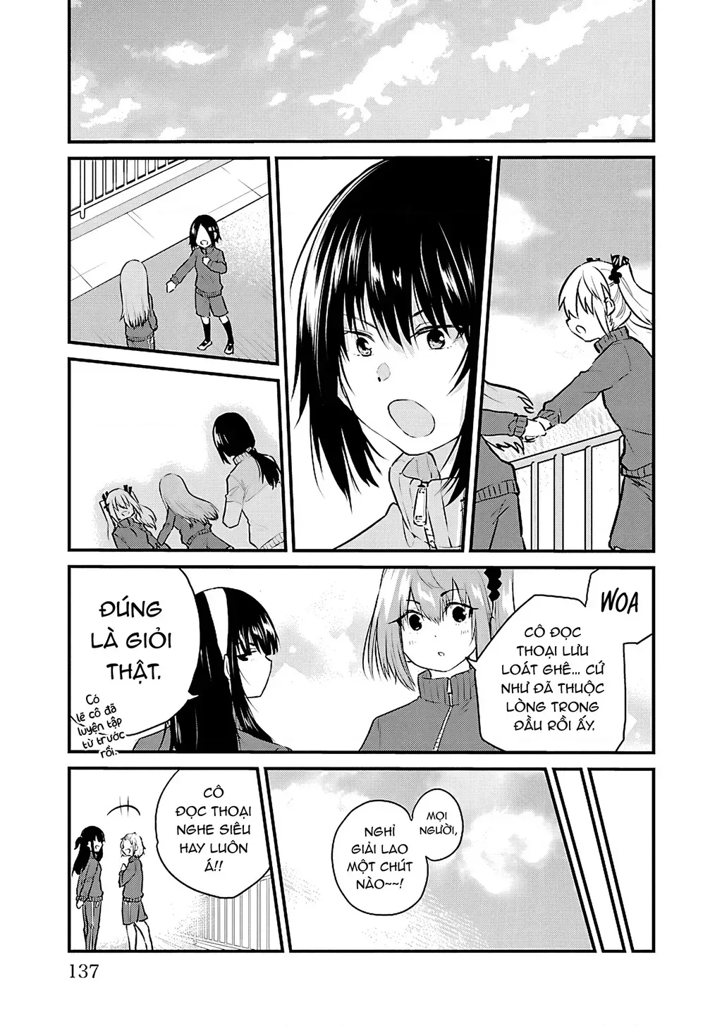 Cô Bạn Bị Mất Đi Giọng Nói Luôn Nghĩ Rằng: Chapter 54.4
