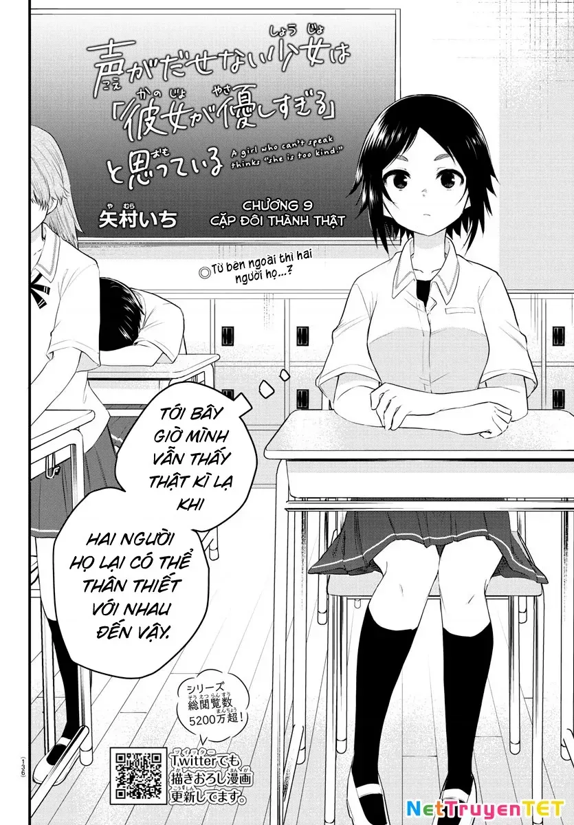 Cô Bạn Bị Mất Đi Giọng Nói Luôn Nghĩ Rằng: Chapter 9
