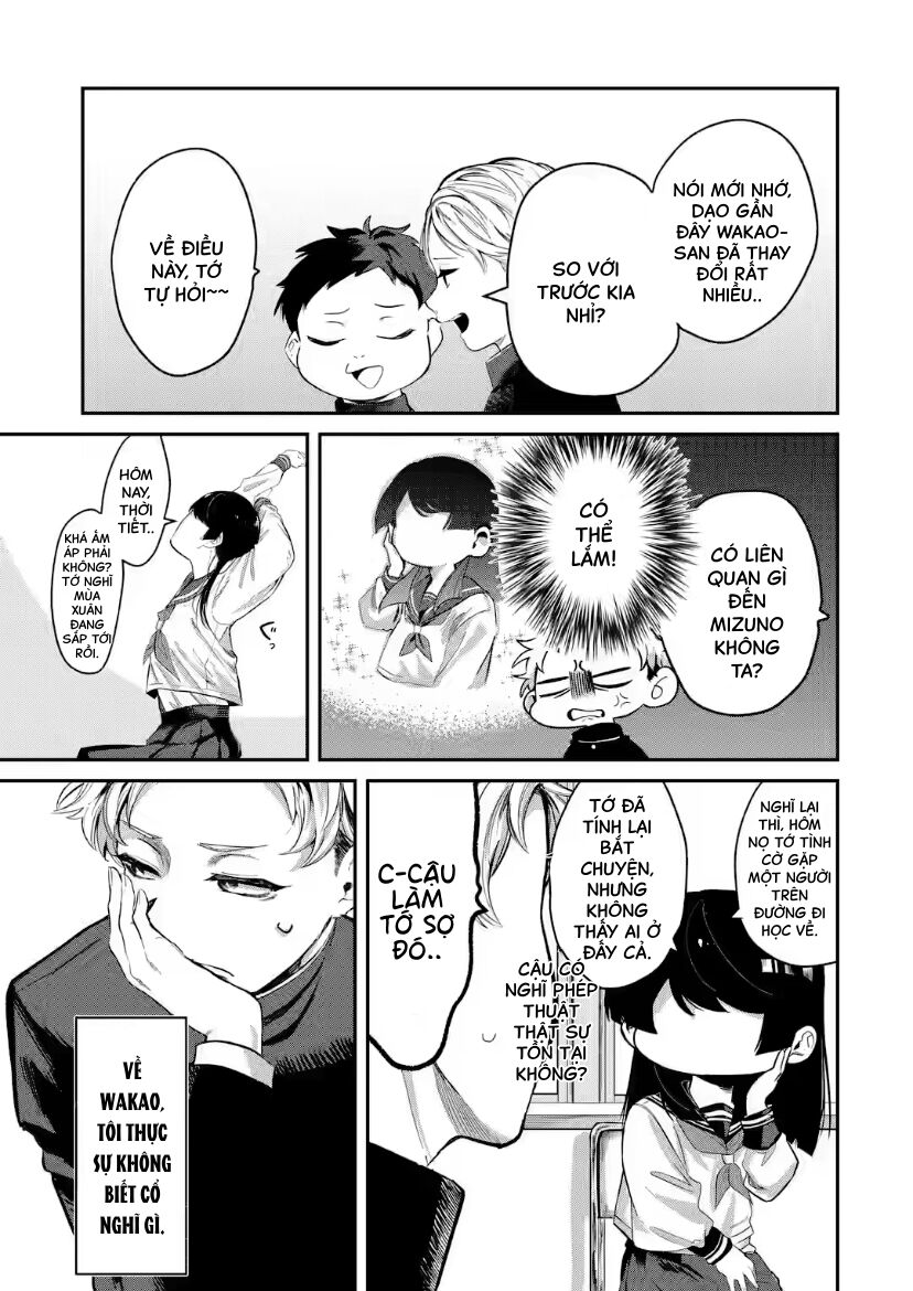 Cô Bạn Wakao-San Bàn Bên Có Vẻ Nhìn Thấy Gương Mặt Của Tôi Nhưng Tôi Thì Không: Chapter 1