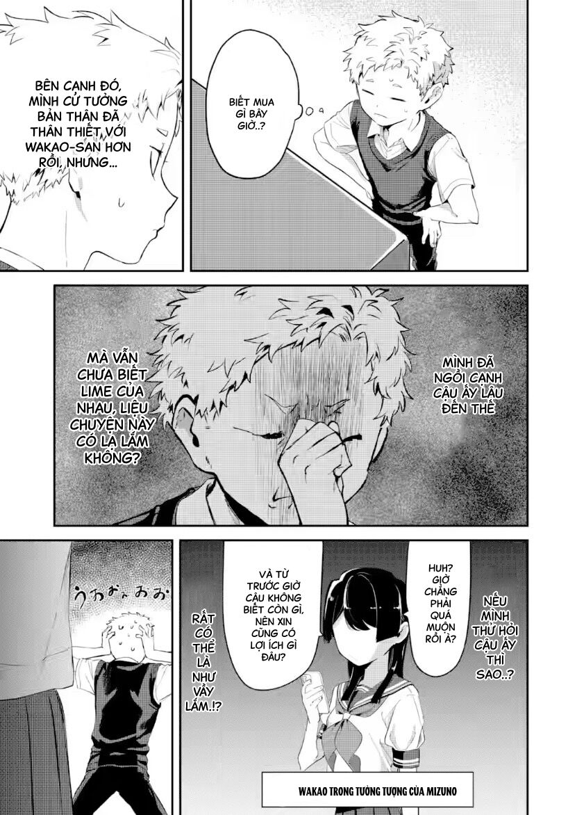 Cô Bạn Wakao-San Bàn Bên Có Vẻ Nhìn Thấy Gương Mặt Của Tôi Nhưng Tôi Thì Không: Chapter 17
