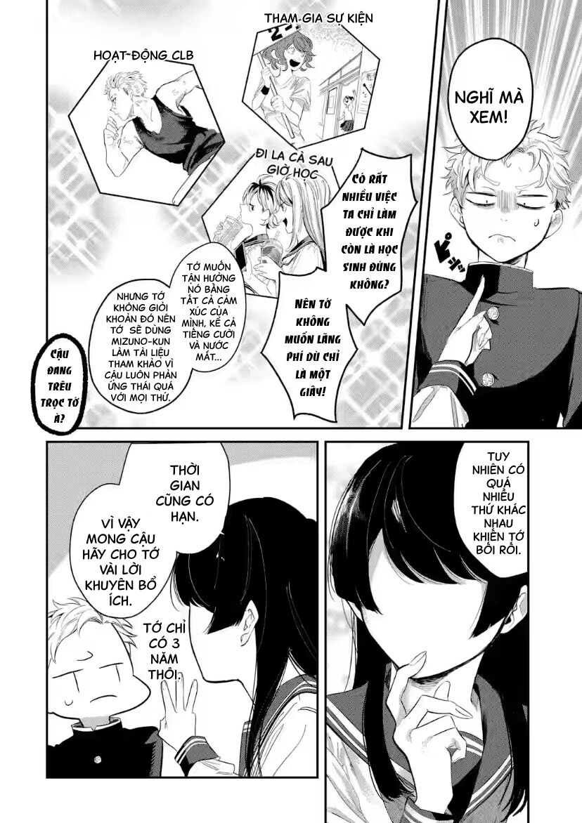 Cô Bạn Wakao-San Bàn Bên Có Vẻ Nhìn Thấy Gương Mặt Của Tôi Nhưng Tôi Thì Không: Chapter 3