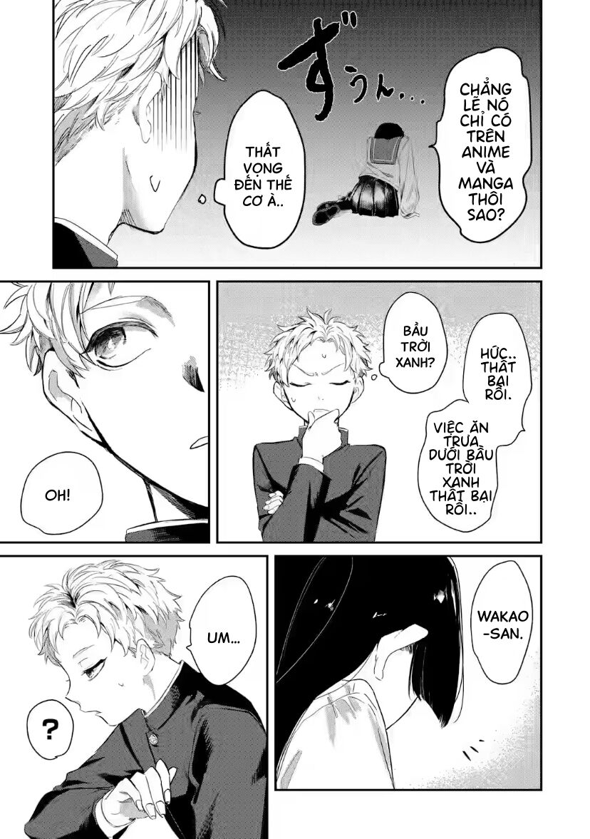 Cô Bạn Wakao-San Bàn Bên Có Vẻ Nhìn Thấy Gương Mặt Của Tôi Nhưng Tôi Thì Không: Chapter 3