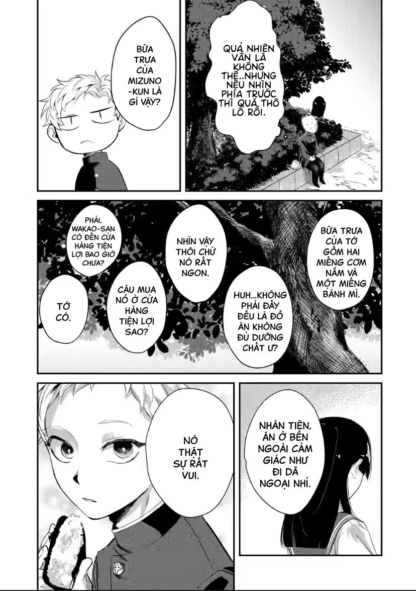 Cô Bạn Wakao-San Bàn Bên Có Vẻ Nhìn Thấy Gương Mặt Của Tôi Nhưng Tôi Thì Không: Chapter 3
