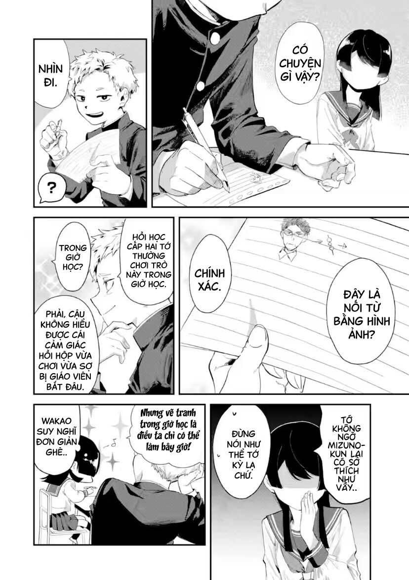 Cô Bạn Wakao-San Bàn Bên Có Vẻ Nhìn Thấy Gương Mặt Của Tôi Nhưng Tôi Thì Không: Chapter 9